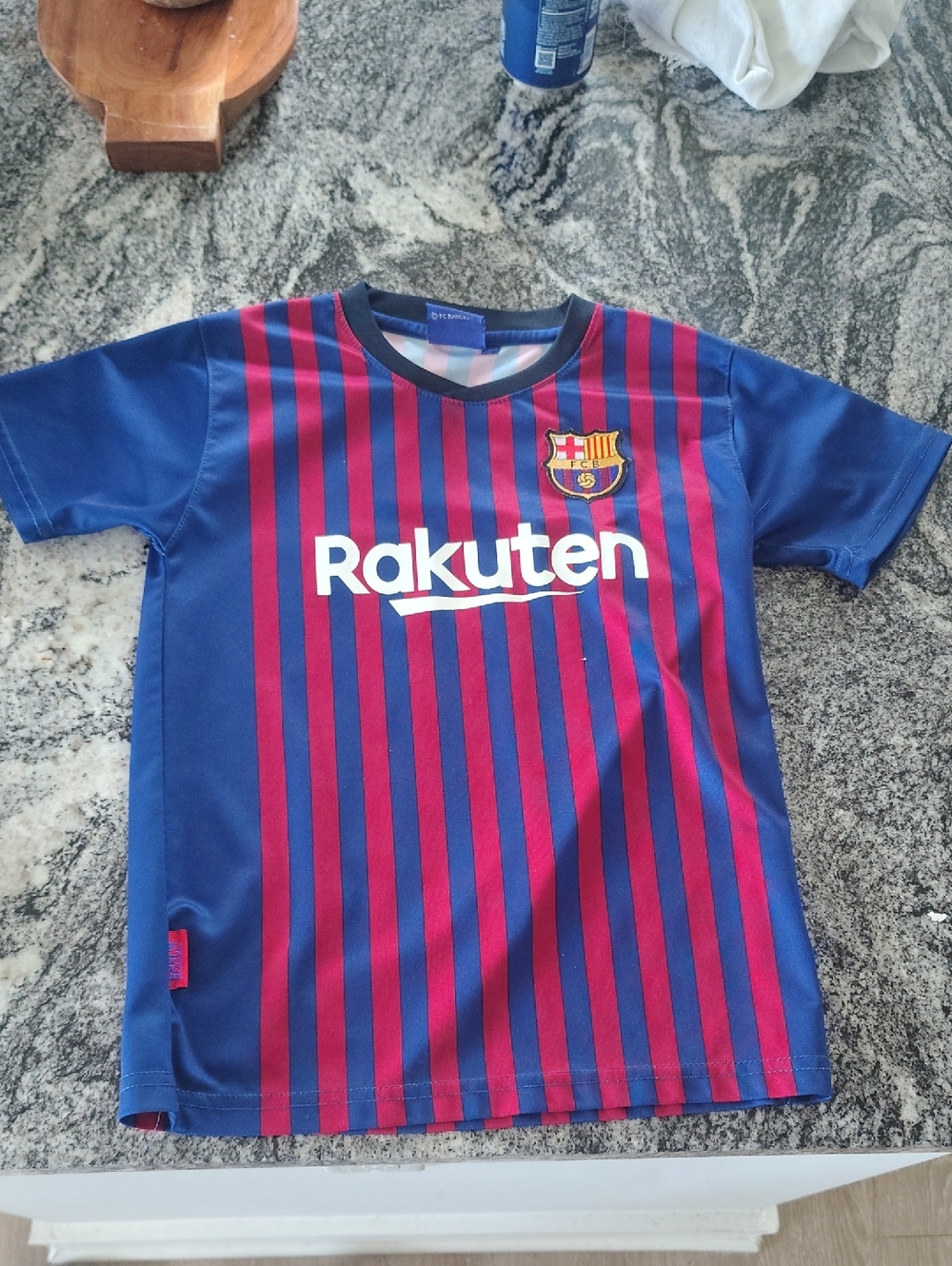 Kids FC Barcelona Short Sleeve Jersey - Messi